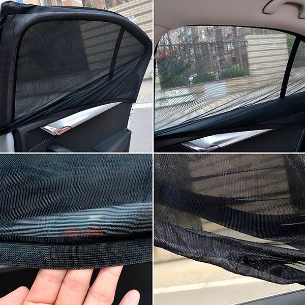 Universal Mesh Car Window Sun Shade - UV & Privacy Cover