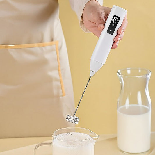 Mini Electric Milk Frother - USB Rechargeable